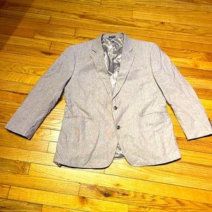 Stafford Tailored Culture Linen Classic Fit Coastal Cottage Western Two button